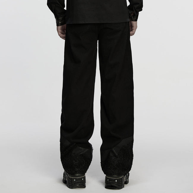 Punk street rock straight pants