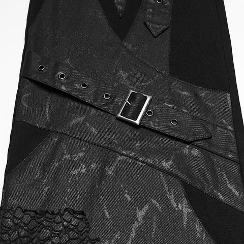 Punk street rock straight pants