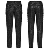 Punk mottled printed pants