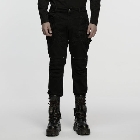 Punk techwear denim pants