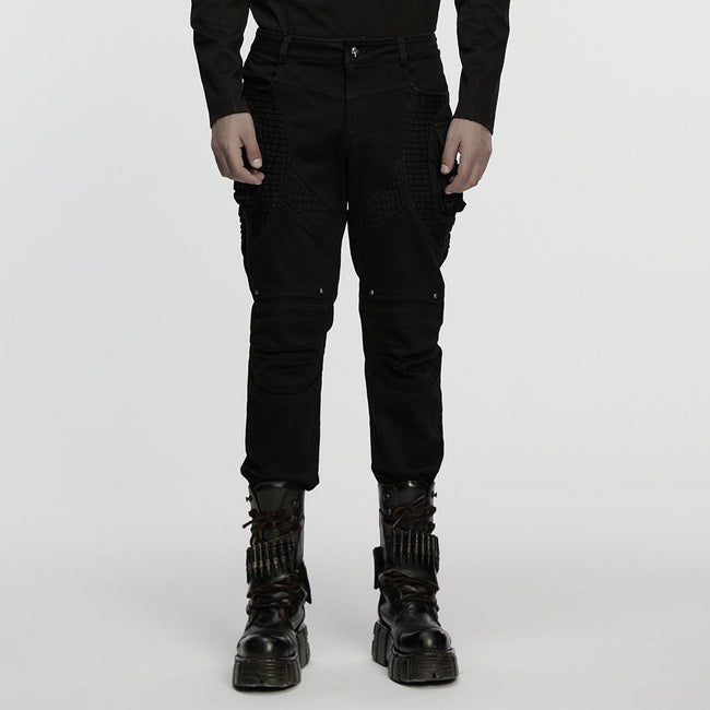 Punk techwear denim pants
