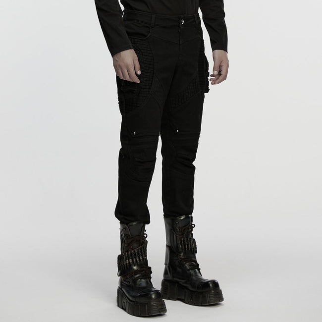 Punk techwear denim pants