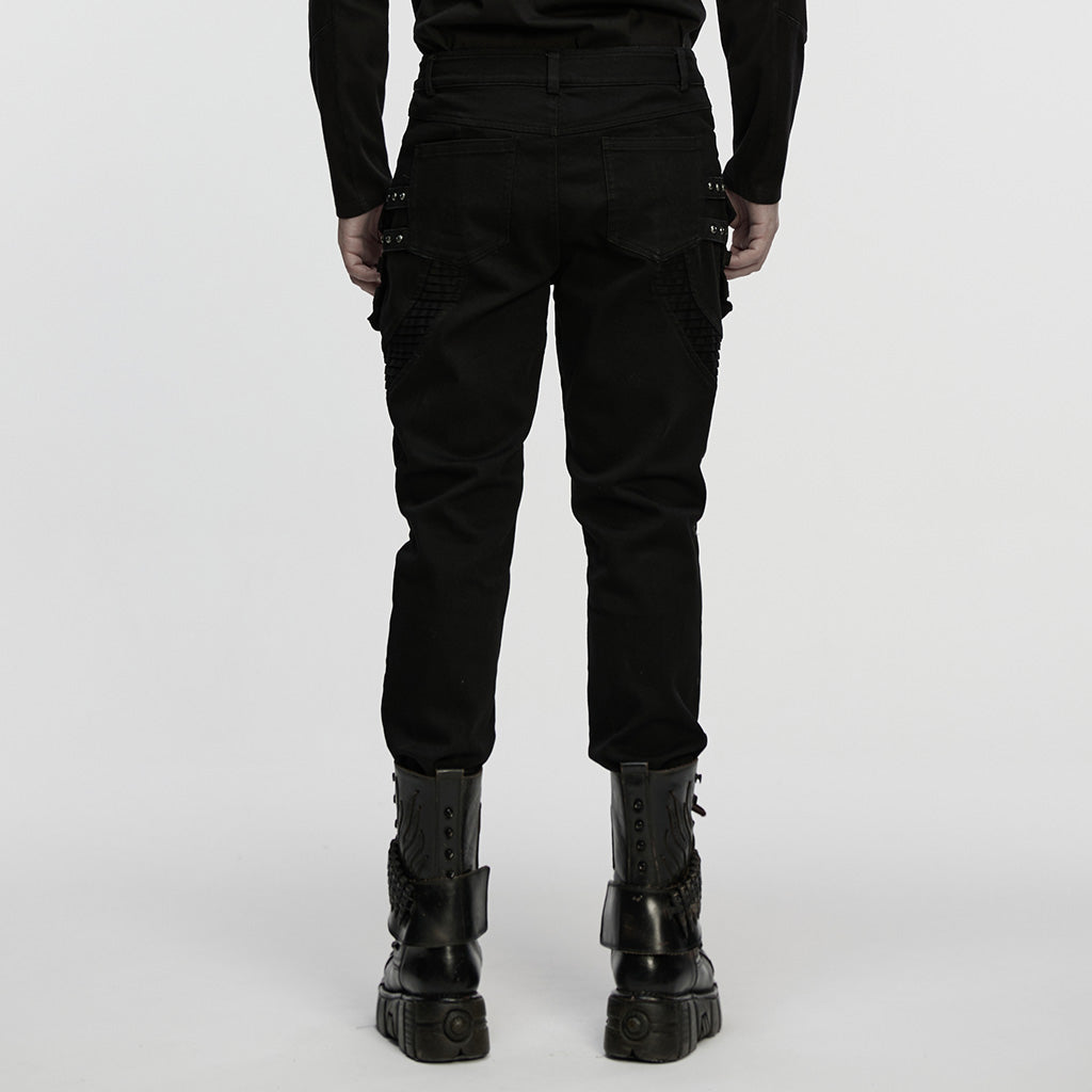 Punk techwear denim pants– PUNK RAVE UK