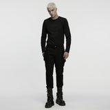 Punk techwear denim pants