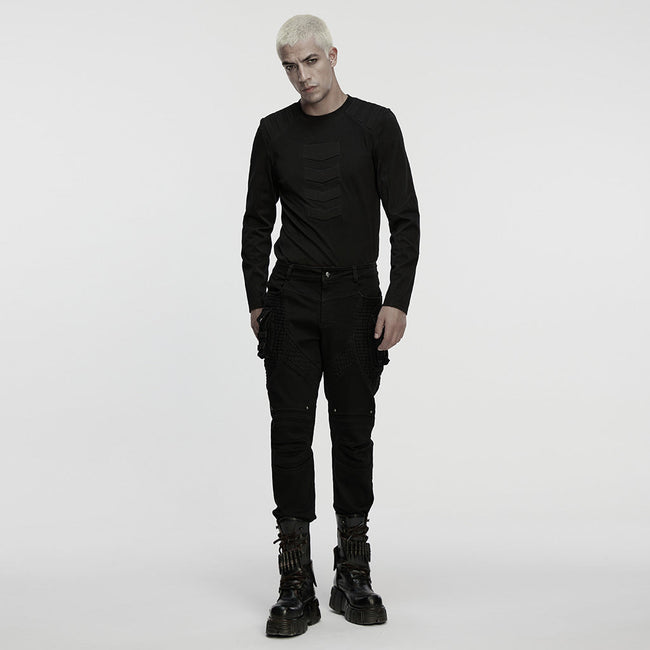 Punk techwear denim pants
