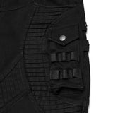 Punk techwear denim pants