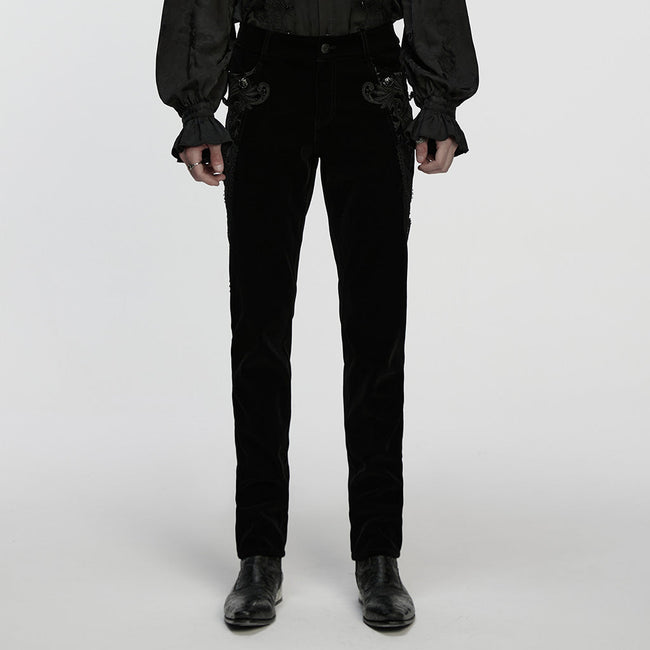 Gothic velveteen and vintage pants