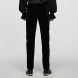 Gothic velveteen and vintage pants