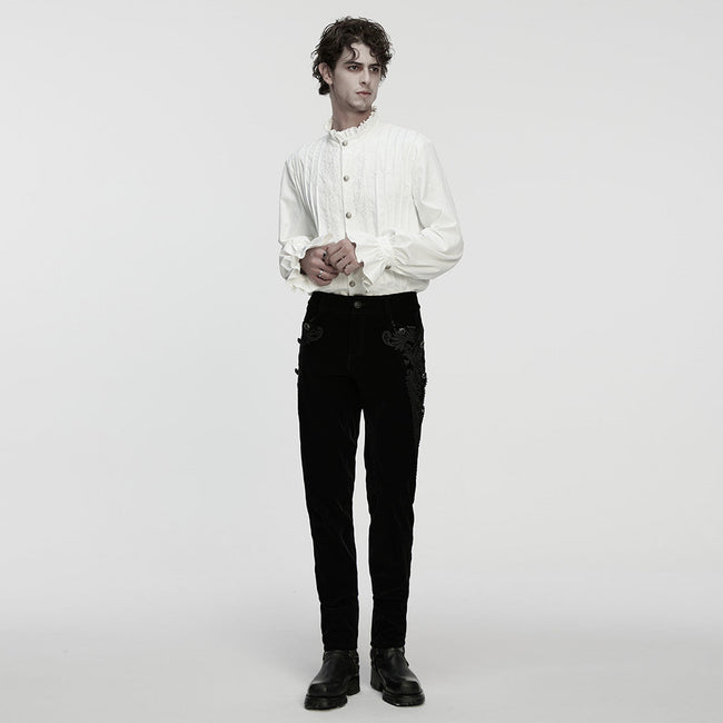 Gothic velveteen and vintage pants