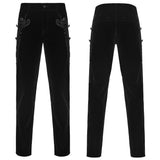 Gothic velveteen and vintage pants