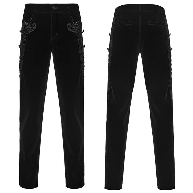 Gothic velveteen and vintage pants