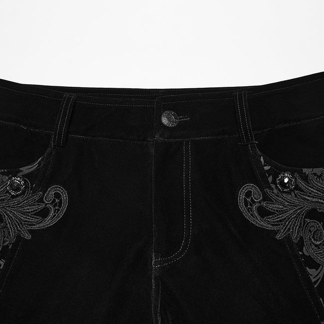 Gothic velveteen and vintage pants