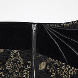 Gothic Retro Jacquard Embroidered Pants