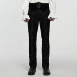 Gothic Retro Jacquard Embroidered Pants