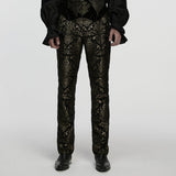Gothic Retro Jacquard Embroidered Pants