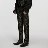 Gothic Retro Jacquard Embroidered Pants