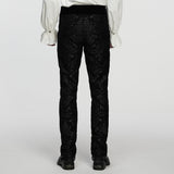 Gothic Retro Jacquard Embroidered Pants