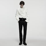 Gothic Retro Jacquard Embroidered Pants