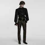 Gothic Retro Jacquard Embroidered Pants