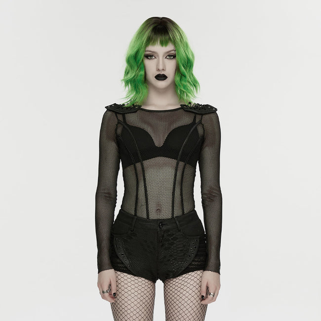 Punk low waist shorts
