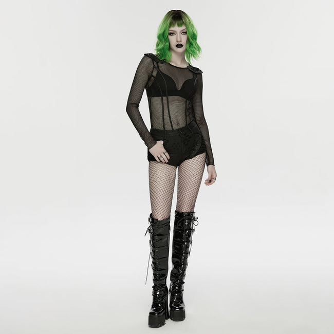 Punk low waist shorts