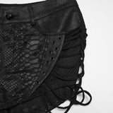 Punk low waist shorts