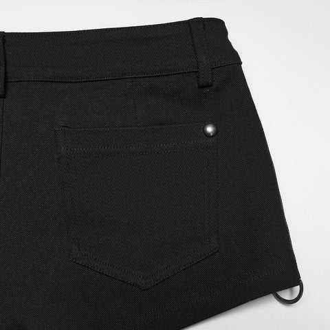 Punk low waist personalized shorts