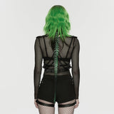 Punk low waist personalized shorts