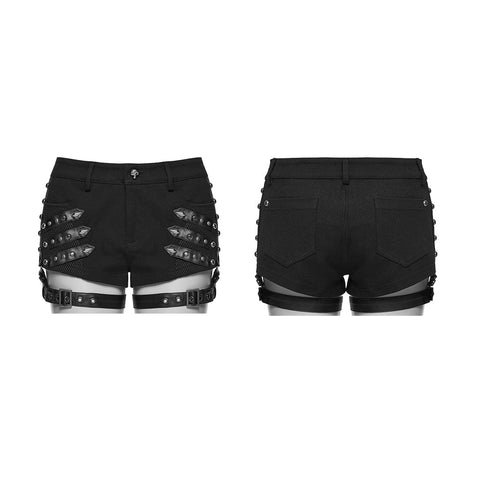 Punk low waist personalized shorts