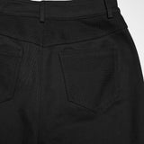 Punk mesh flared pants
