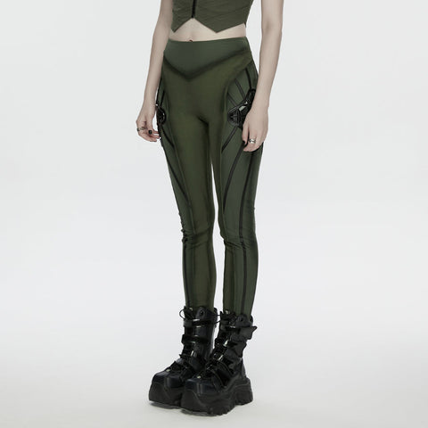 Cyberpunk techwear leggings