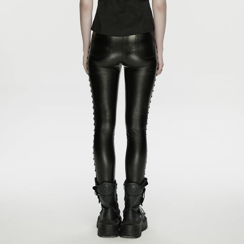 Punk drawstring leggings