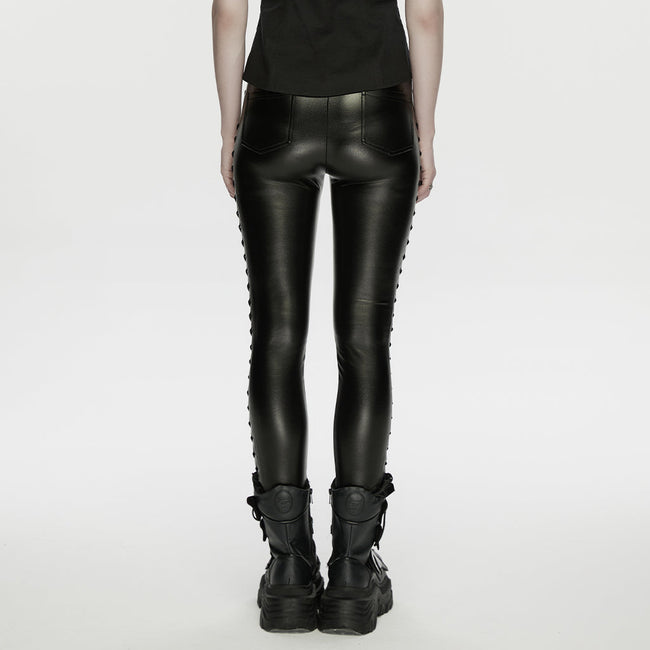 Punk drawstring leggings