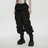 Punk Cuffed Pants For Women