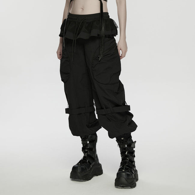 Punk Cuffed Pants For Women