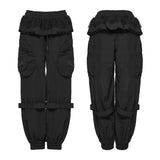 Punk Cuffed Pants For Women