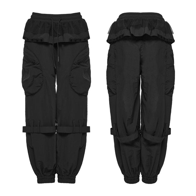 Punk Cuffed Pants For Women