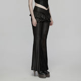 Goth elegant flared pants