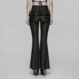 Goth elegant flared pants