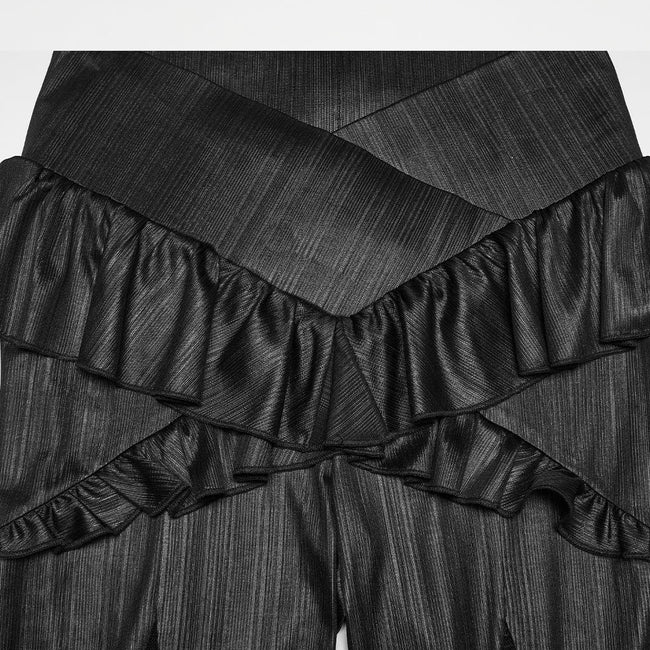 Goth elegant flared pants