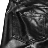 Cyberpunk leather leggings