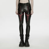 Cyberpunk leather leggings