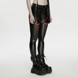 Cyberpunk leather leggings