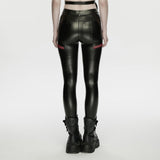Cyberpunk leather leggings