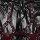 Cyberpunk leather leggings