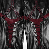 Cyberpunk leather leggings