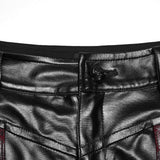 Cyberpunk leather leggings