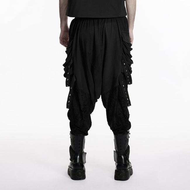 Wasteland distressed drop-crotch pants