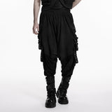 Wasteland distressed drop-crotch pants