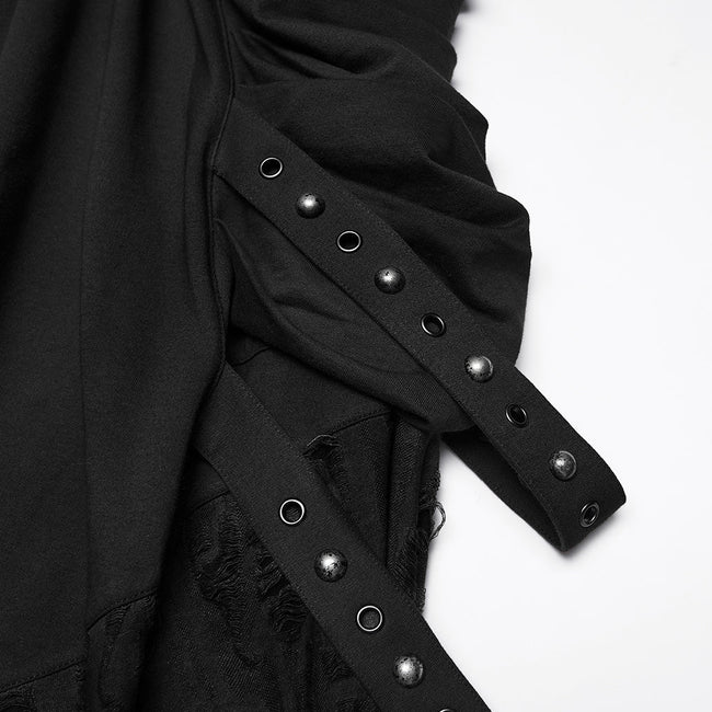 Wasteland distressed drop-crotch pants